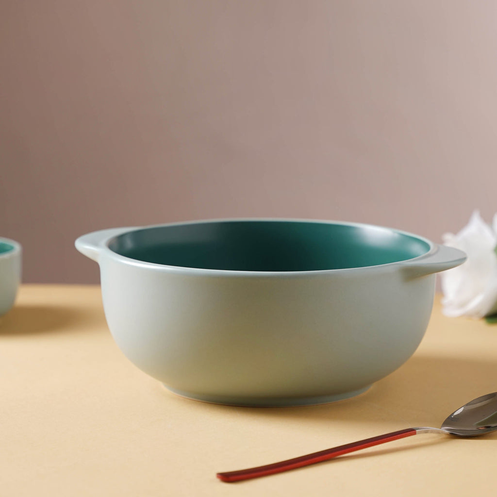 Zoella Ceramic Bowl Green Nestasia