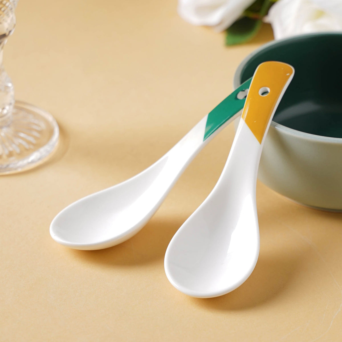 Ceramic Spoon For Soup Nestasia