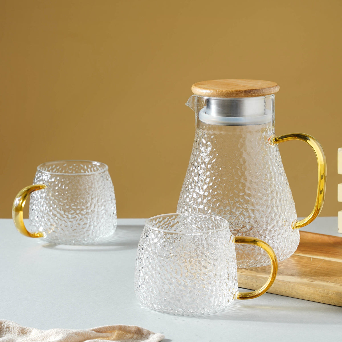 Glass Tea Set With Kettle Nestasia