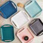 Pink Square Baking Tray Small Nestasia