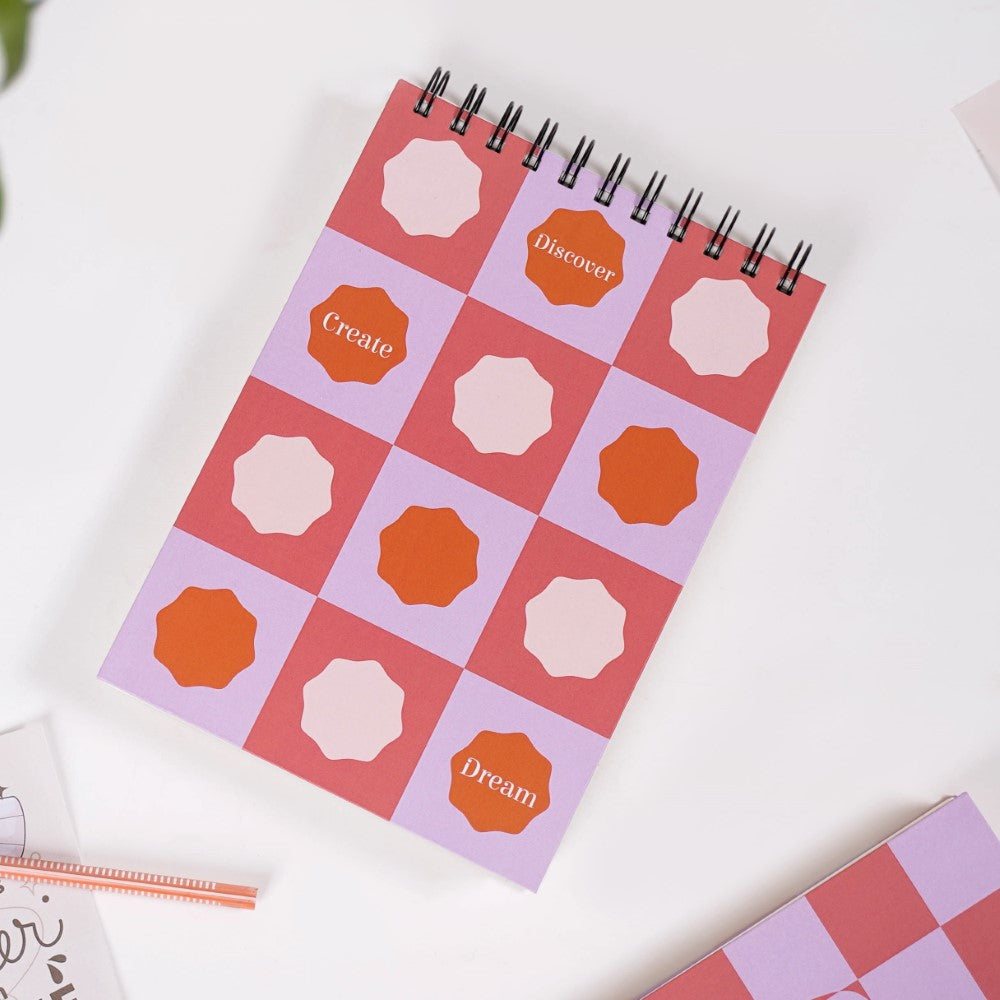 Hardbound Spiral Planner & Notepad Set Nestasia