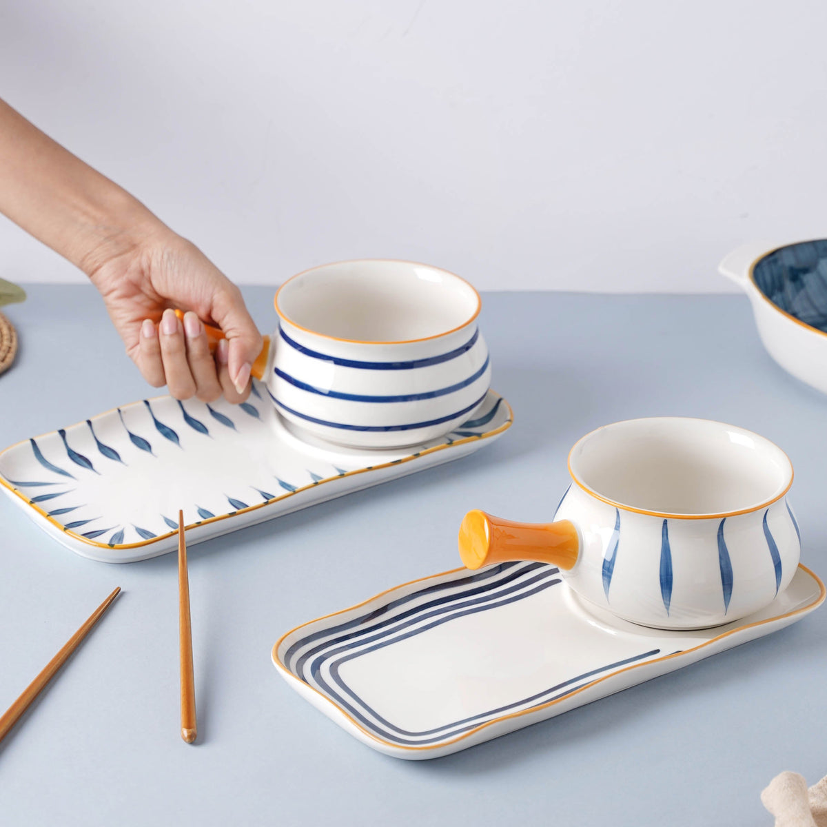 Nitori Pot and Plate Set Nestasia