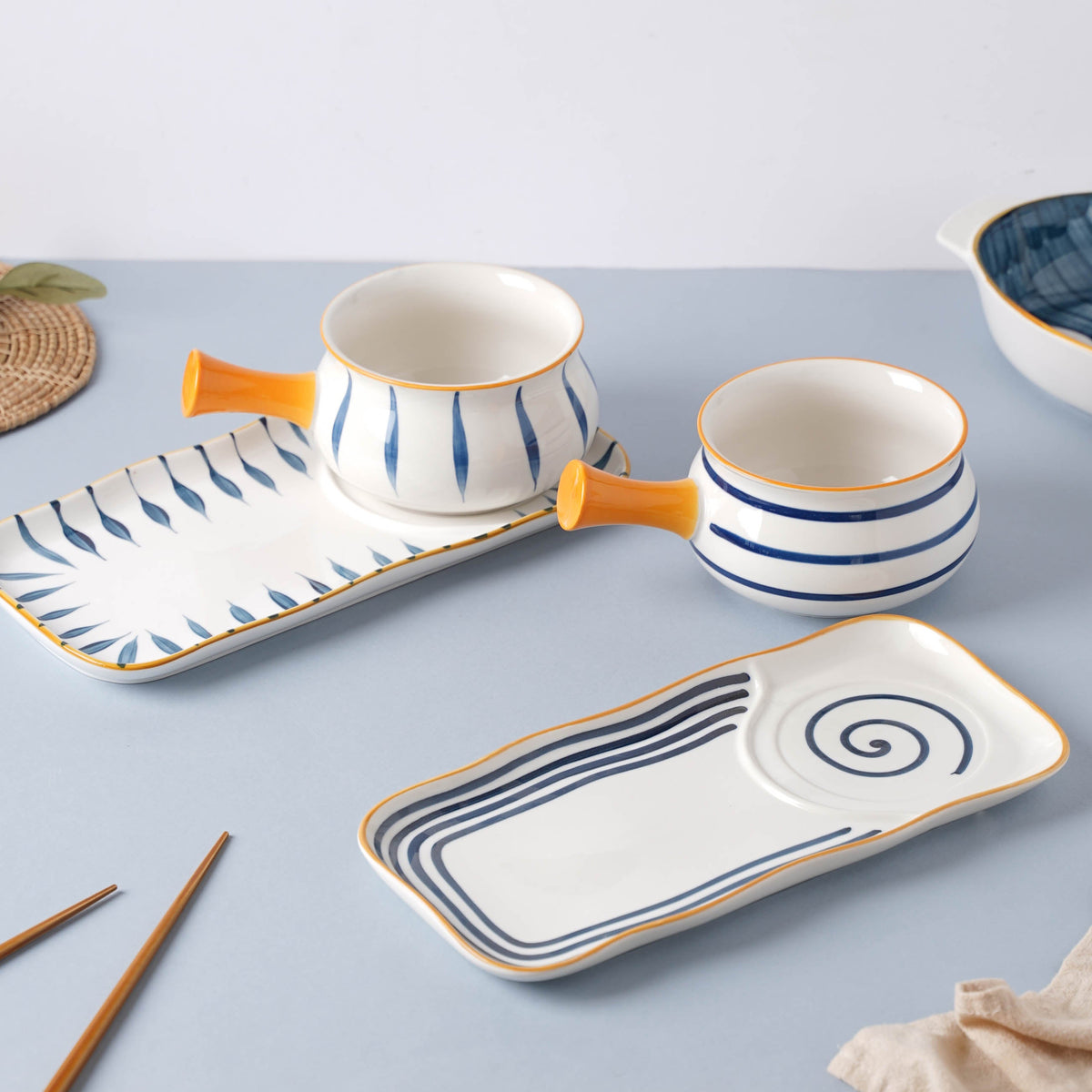 Nitori Pot and Plate Set Nestasia