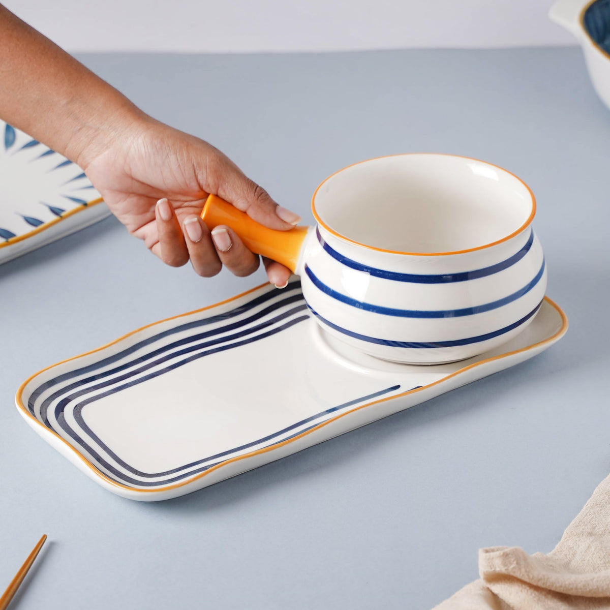 Nitori Pot and Plate Set Nestasia
