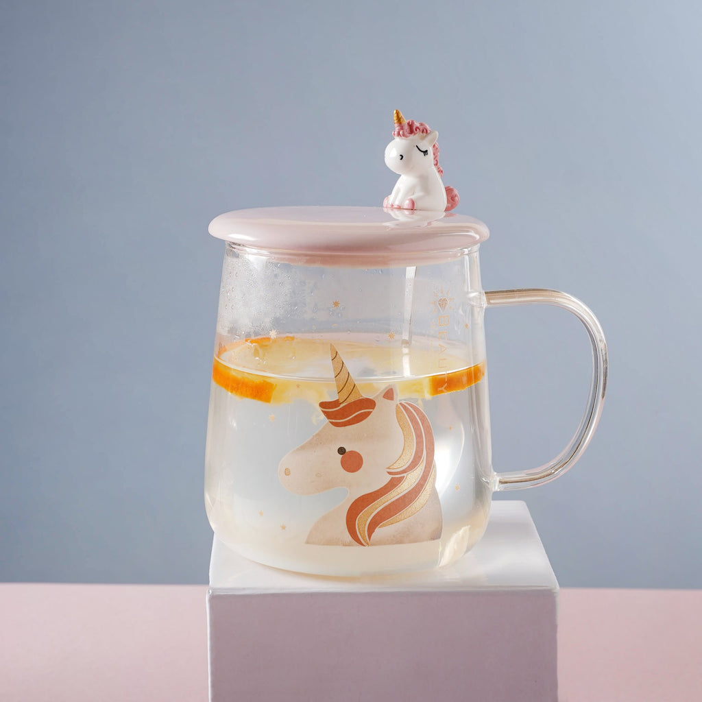 Unicorn Glass Mug Nestasia