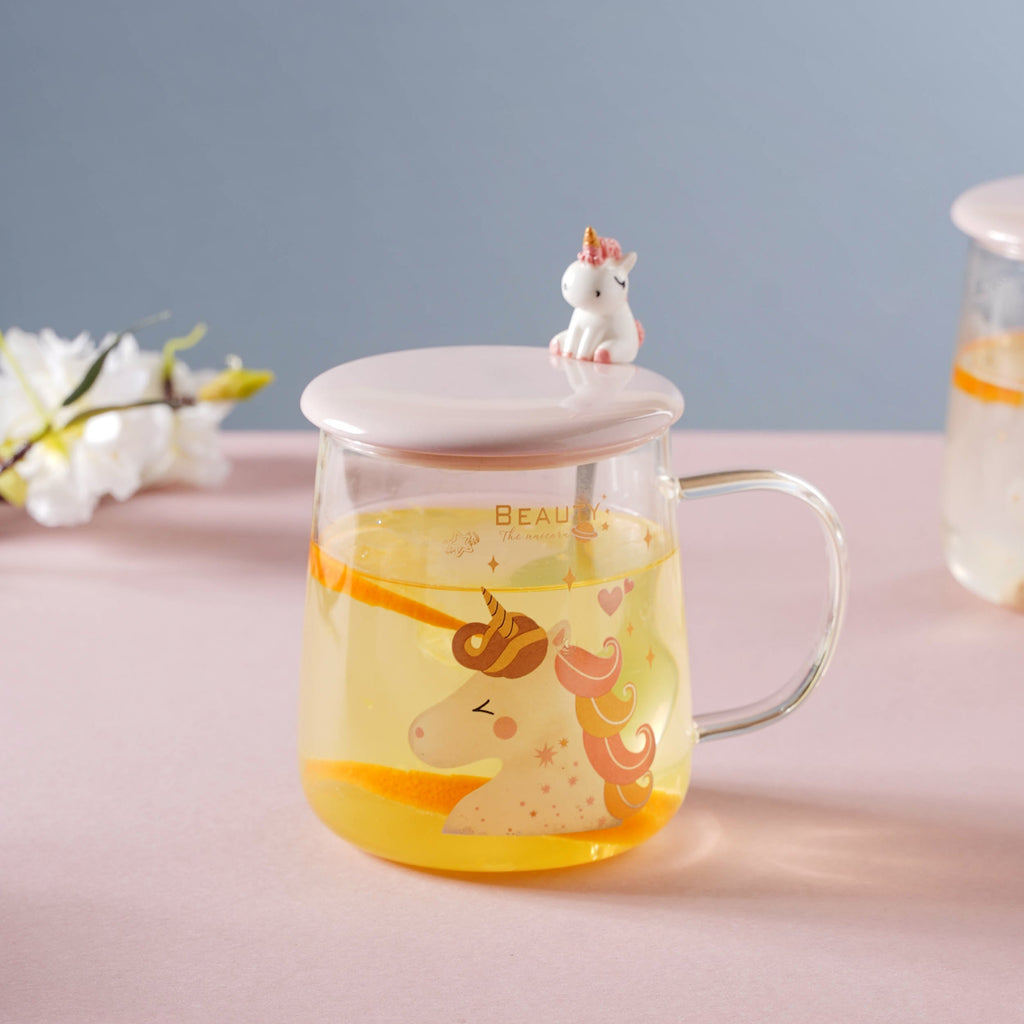 Unicorn Glass Mug Nestasia