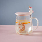 Unicorn Glass Mug Nestasia