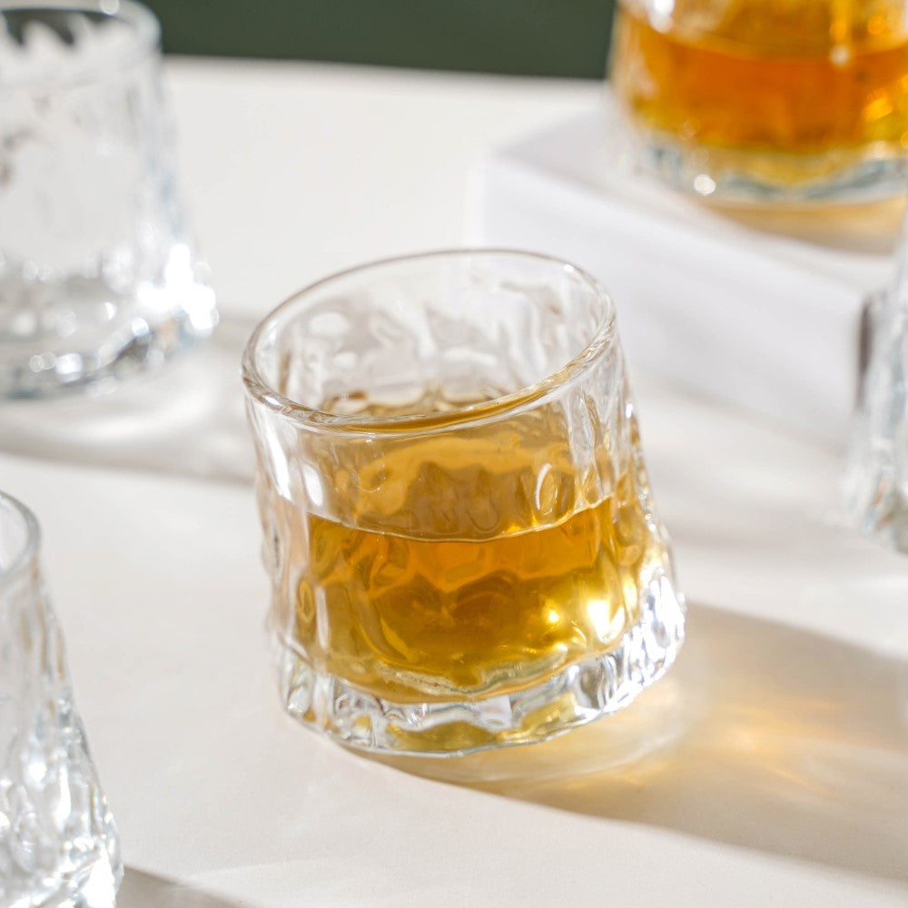 Rotating Glass Set Of 6 150ml Nestasia