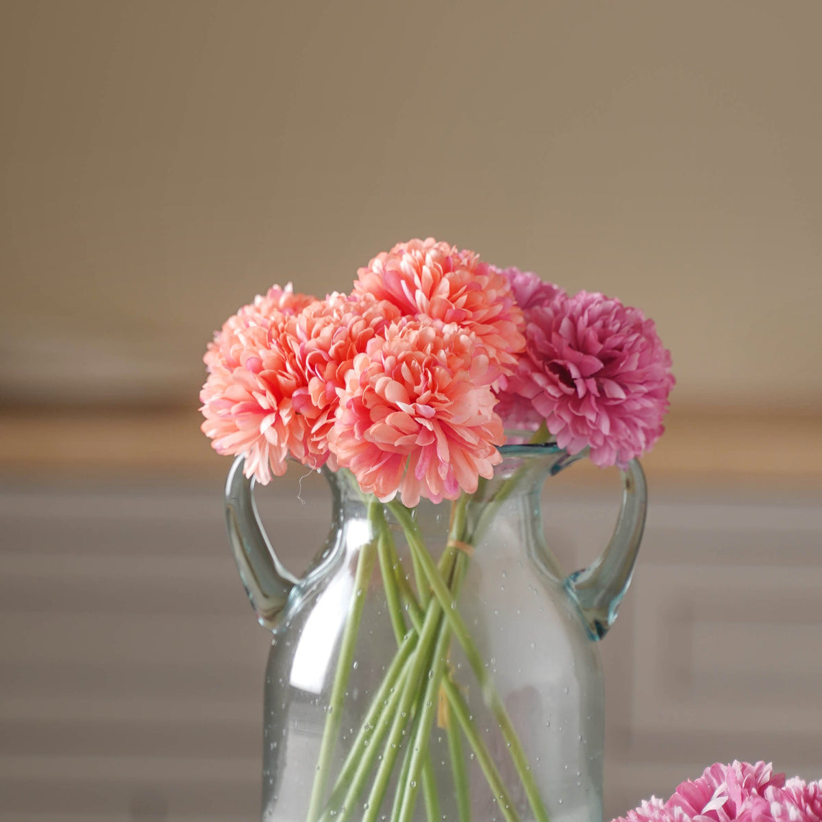 Artificial Pink Petal Flower Nestasia