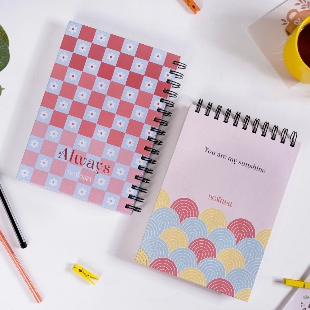 Floral Sunshine Undated Planner & Notebook Kit Nestasia