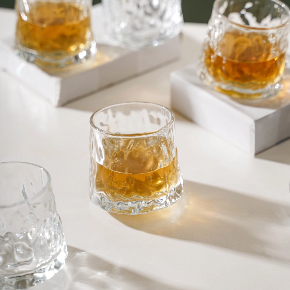 Rotating Glass Set Of 6 150ml Nestasia
