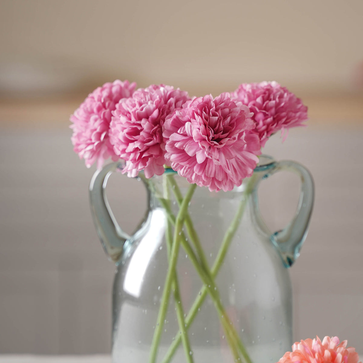 Artificial Pink Petal Flower Nestasia