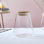 Glass Jar With Wooden Lid - Medium Nestasia