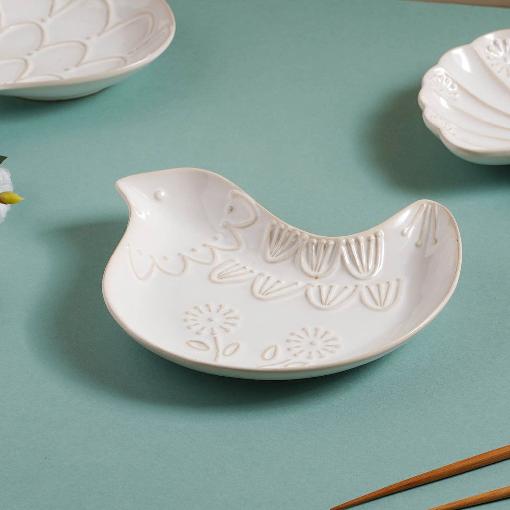 Birdy Snack Plate 9 Inch Nestasia