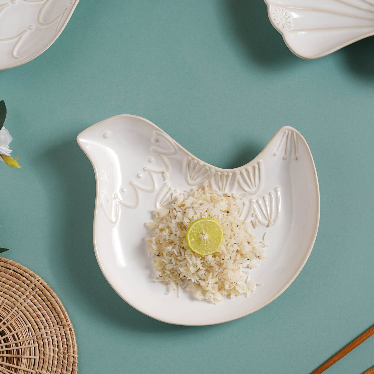 Birdy Snack Plate 9 Inch Nestasia