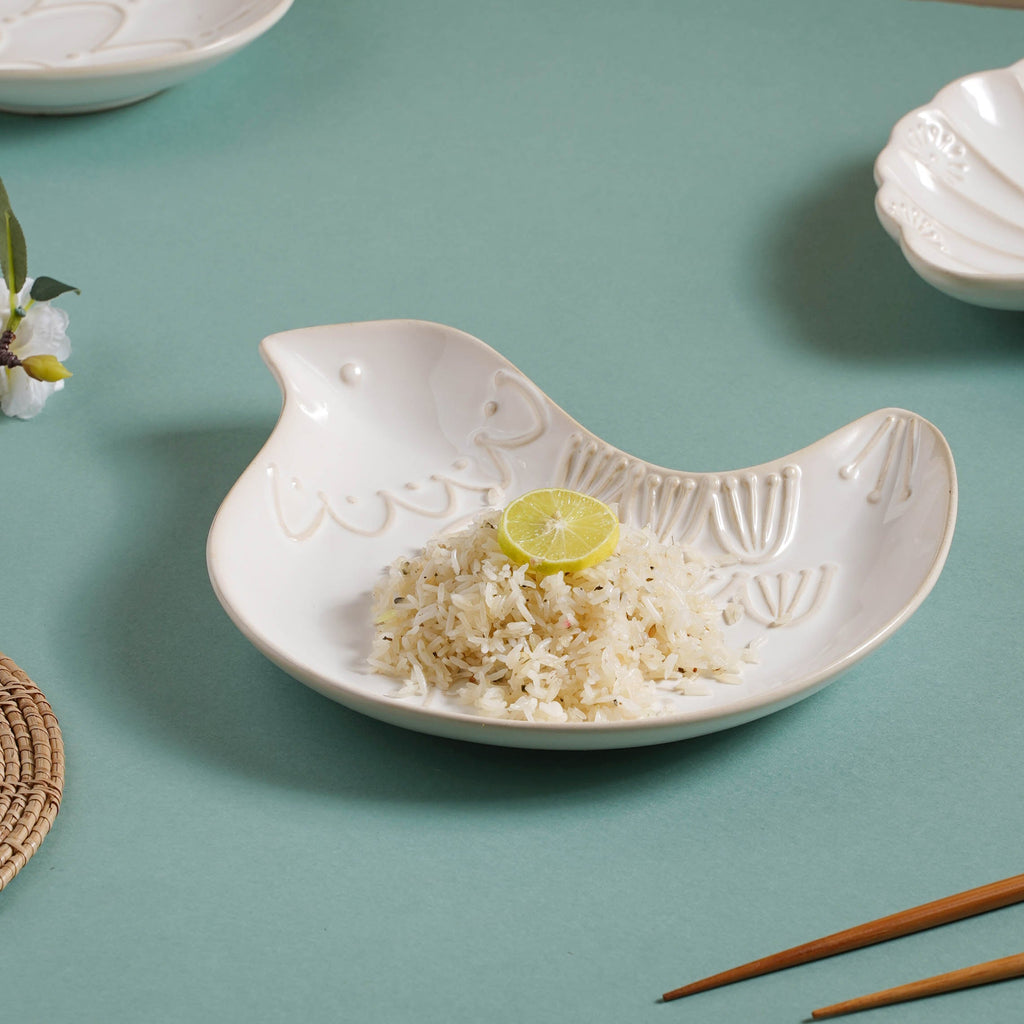Birdy Snack Plate 9 Inch Nestasia
