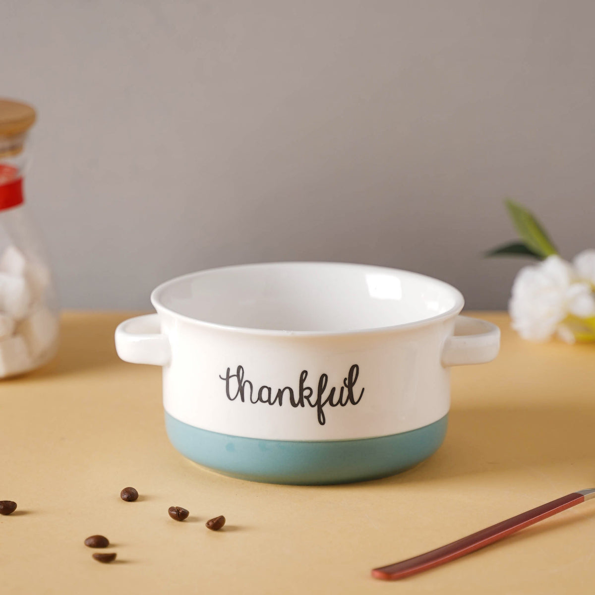 Ceramic Bowl With Handle Nestasia