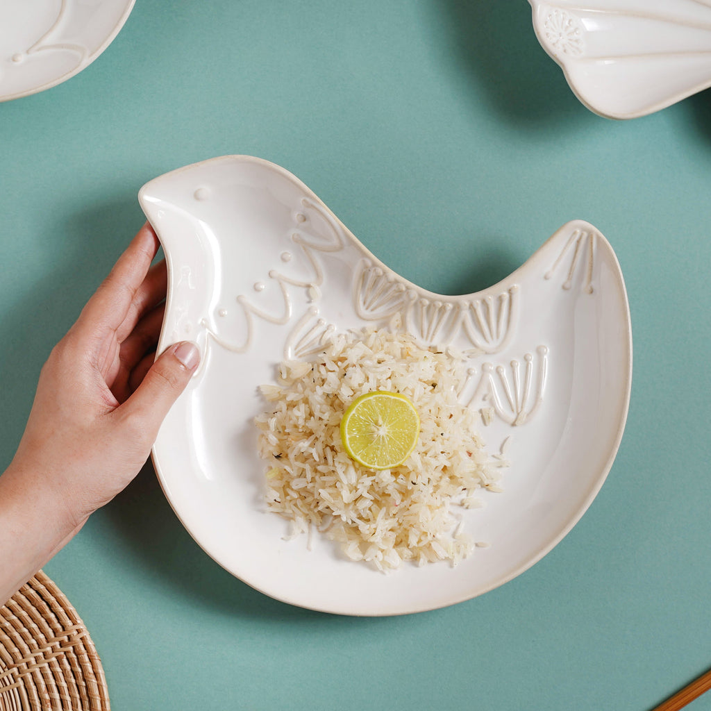 Birdy Snack Plate 9 Inch Nestasia