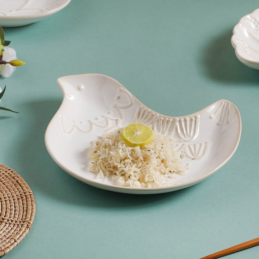 Birdy Snack Plate 9 Inch Nestasia