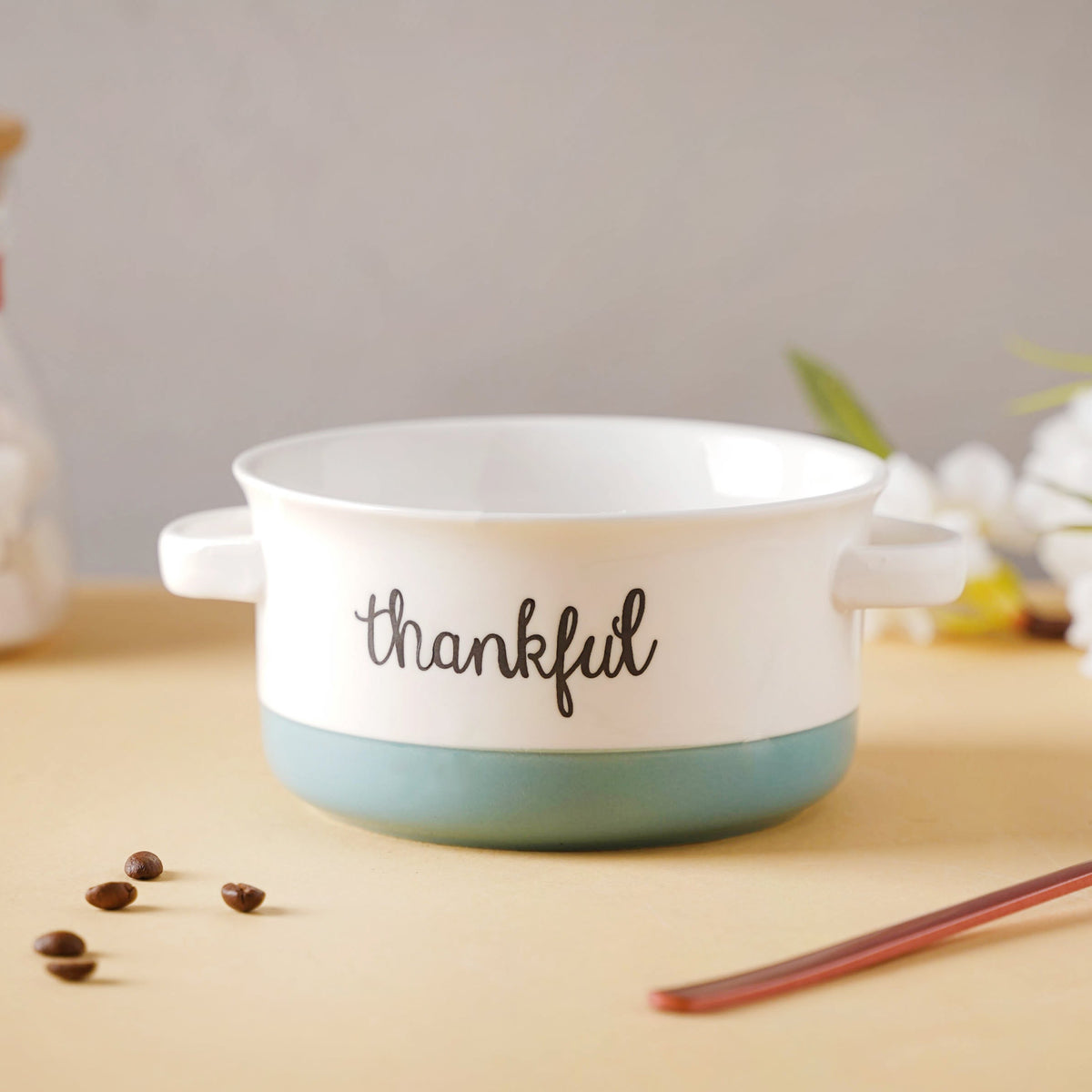 Ceramic Bowl With Handle Nestasia
