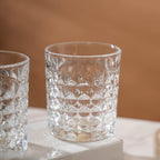 Starcut Textured Small Drinkware Glass Set Of 6 250 ml Nestasia