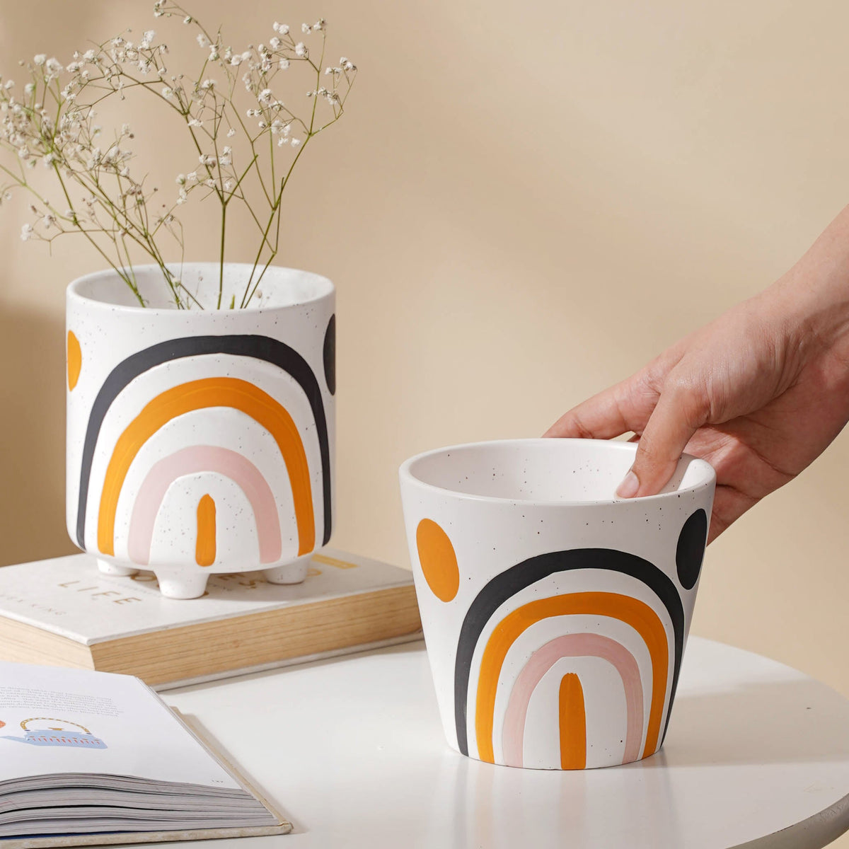 Rainbow Vase For Flowers Nestasia