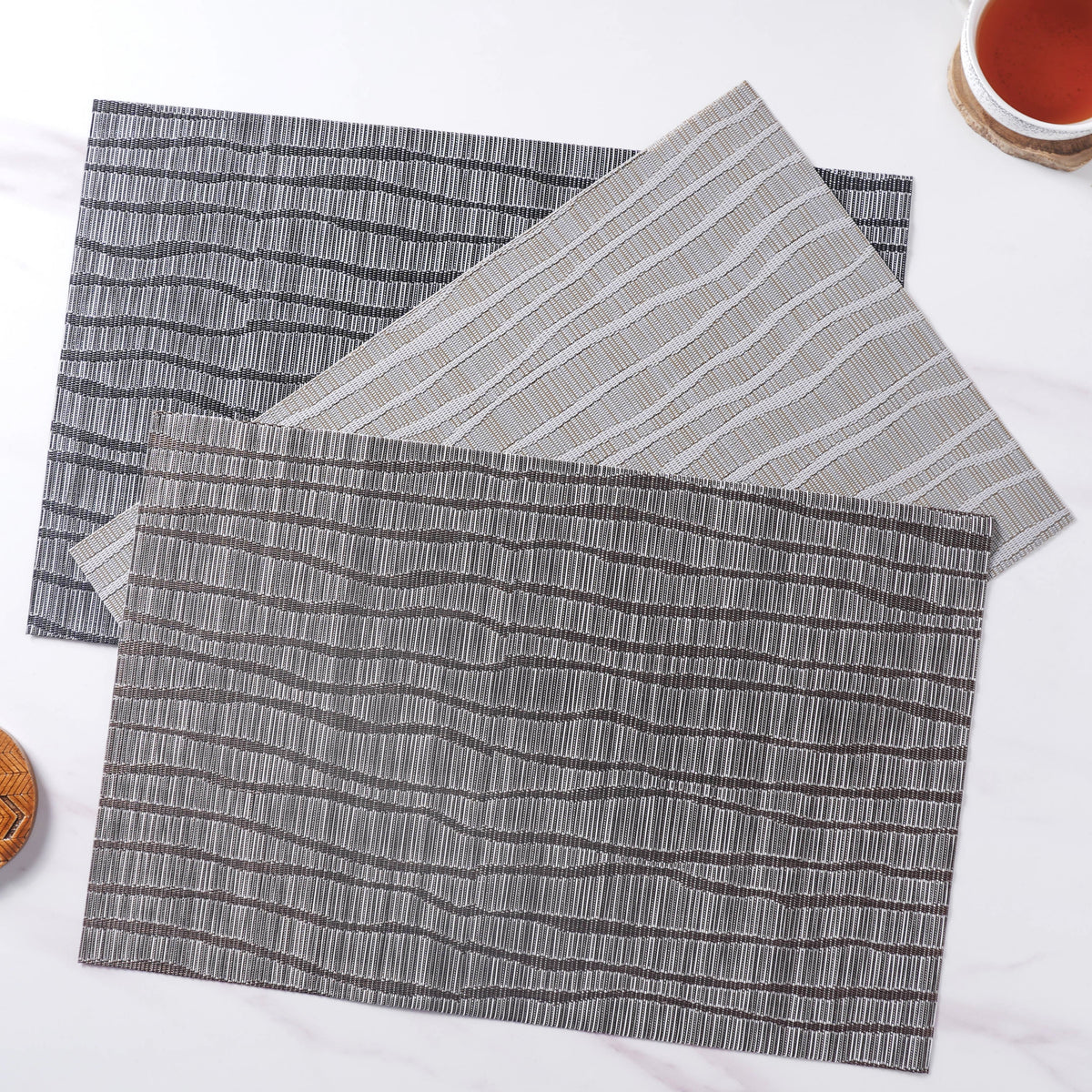 Leather Placemat Set Nestasia