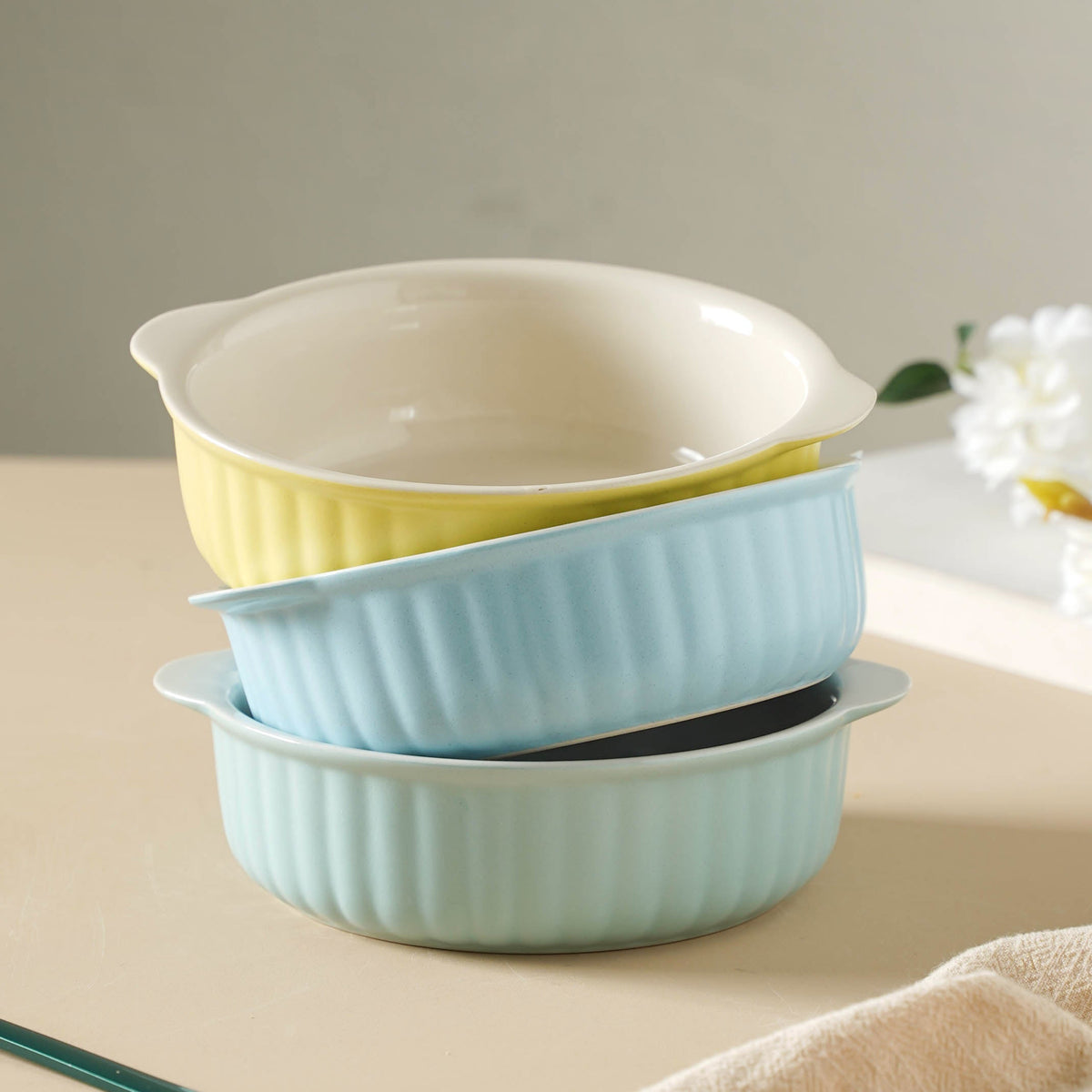 Ceramic Pastel Dish Nestasia