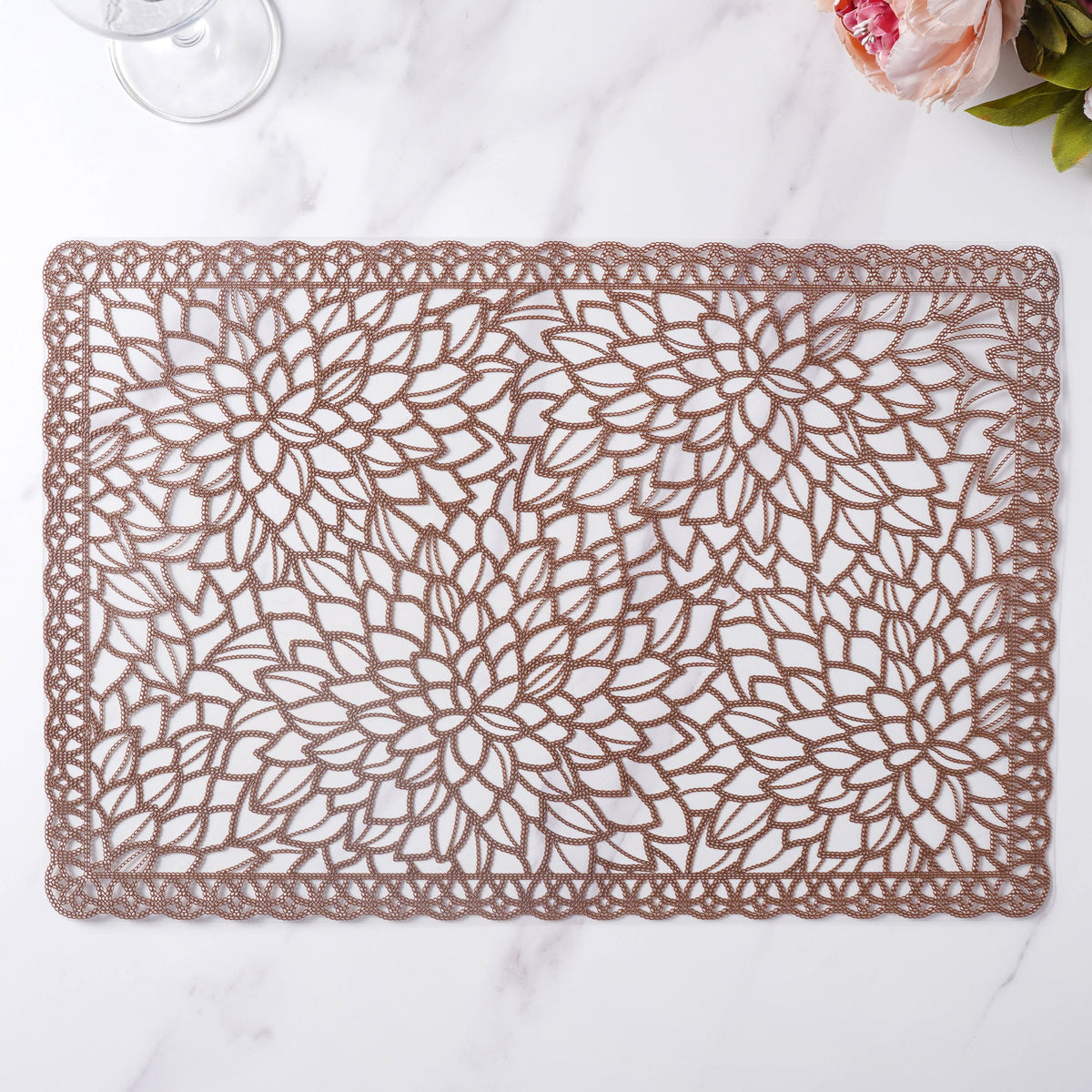 Brown Table Mat Set Nestasia