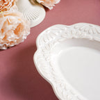 Faye Oval Ceramic Platter 13 Inch Nestasia