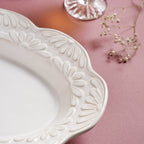 Faye Oval Ceramic Platter 13 Inch Nestasia