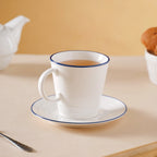 White Mug-Plate Set Nestasia