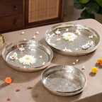 Silver Urli Set Of 3 Nestasia