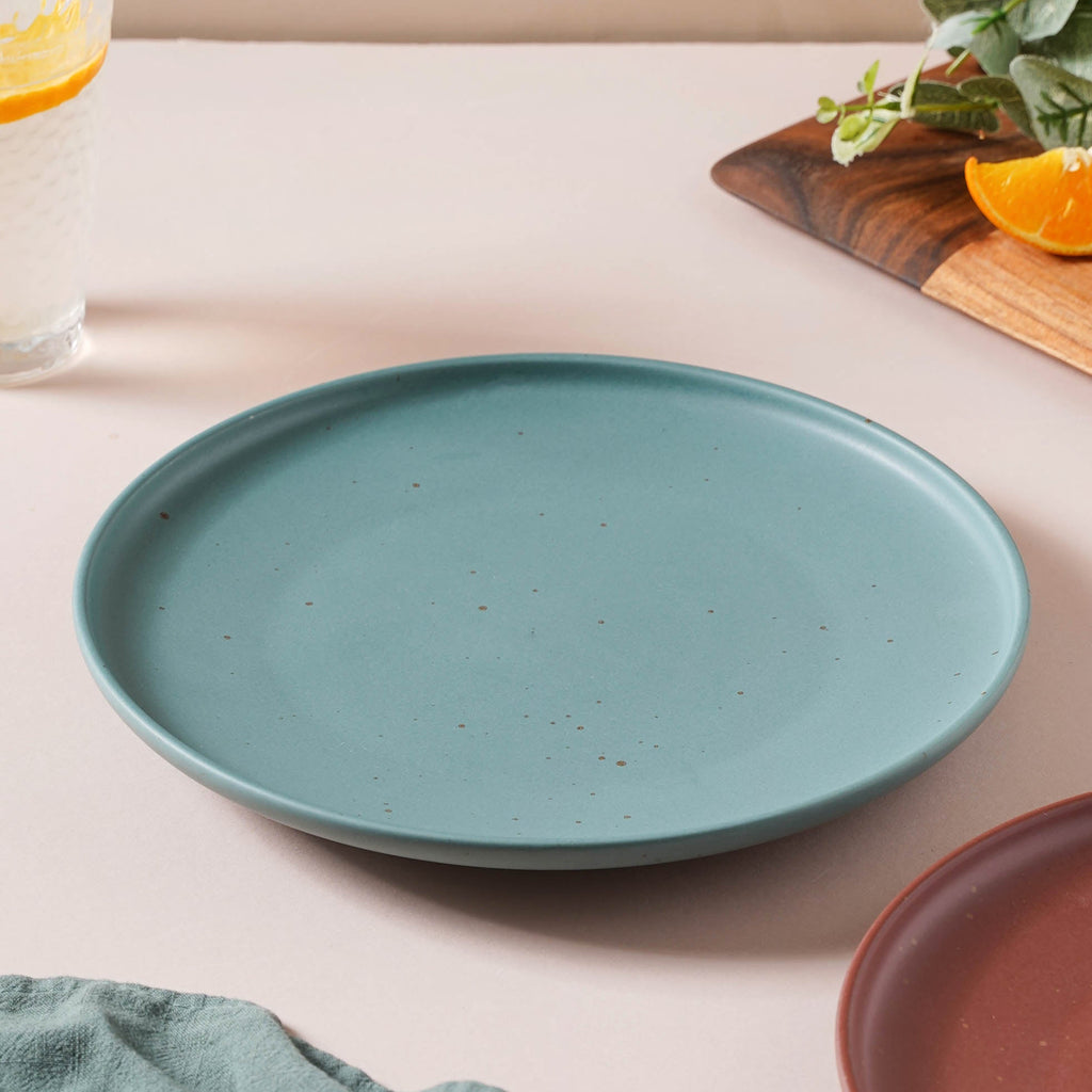 Breathtaking Turquoise Dinner Plate 10 Inch Nestasia
