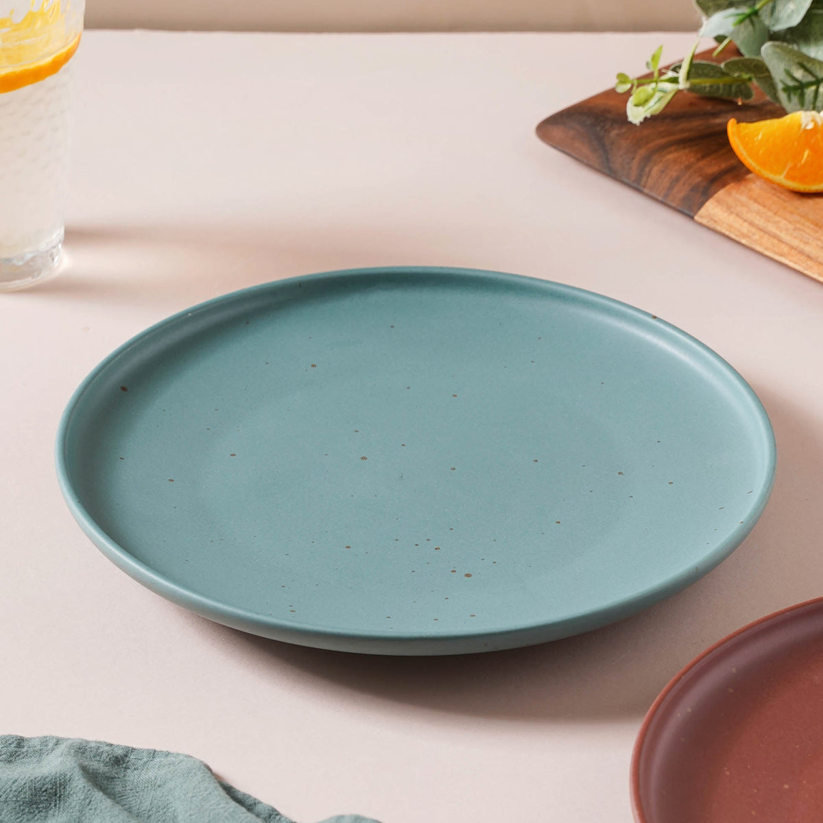 Breathtaking Turquoise Dinner Plate 10 Inch Nestasia