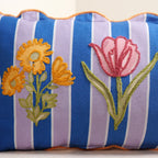 Bloom Era Striped Cotton Cushion Cover 50x30cm Nestasia