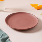Mystic Maroon Snack Plate 8 Inch Nestasia