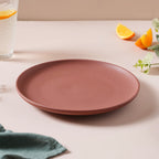 Mystic Maroon Snack Plate 8 Inch Nestasia