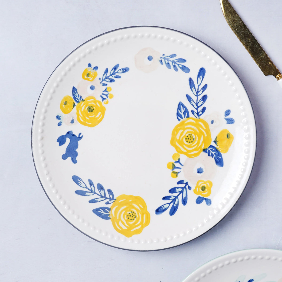 White Flower Plate Nestasia