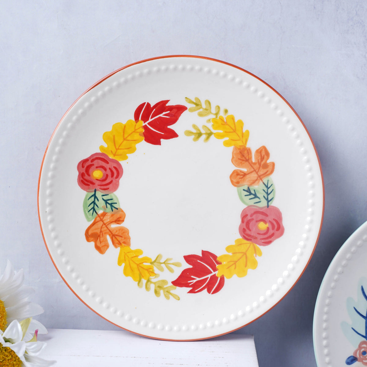 White Flower Plate Nestasia