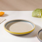 Soboku Yellow Snack Plate 8 Inch Nestasia