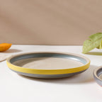 Soboku Yellow Snack Plate 8 Inch Nestasia