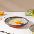 Soboku Red Snack Plate 8 Inch Nestasia