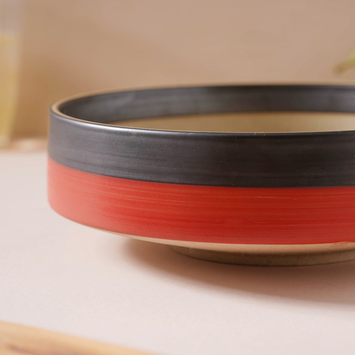 Soboku Serving Bowl Red 8 Inch 1.1 L Nestasia