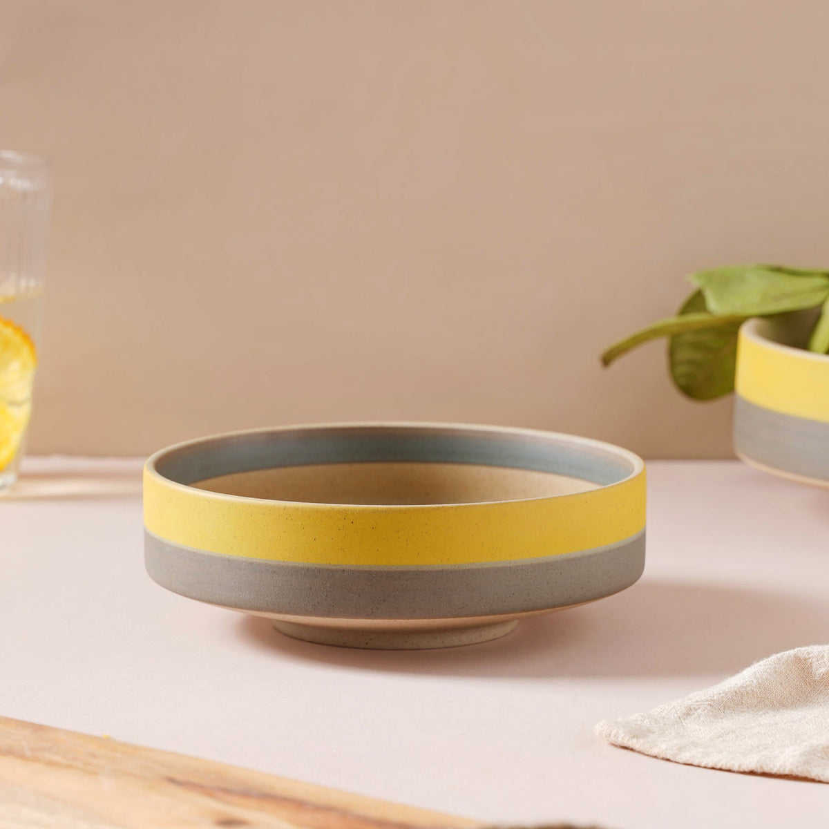 Soboku Snack Bowl Yellow 6 Inch 430 ml Nestasia