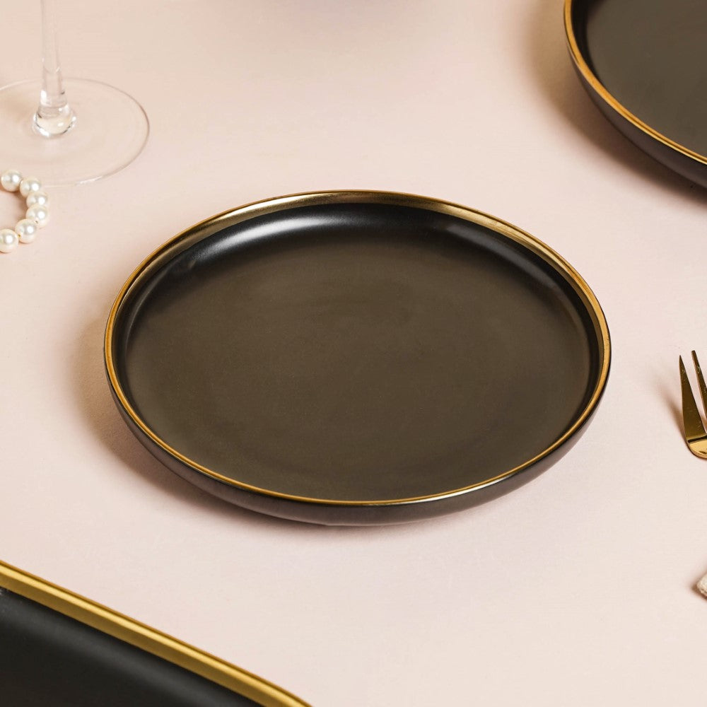 VERA Black 27 Piece Dinner Set For 6 Nestasia