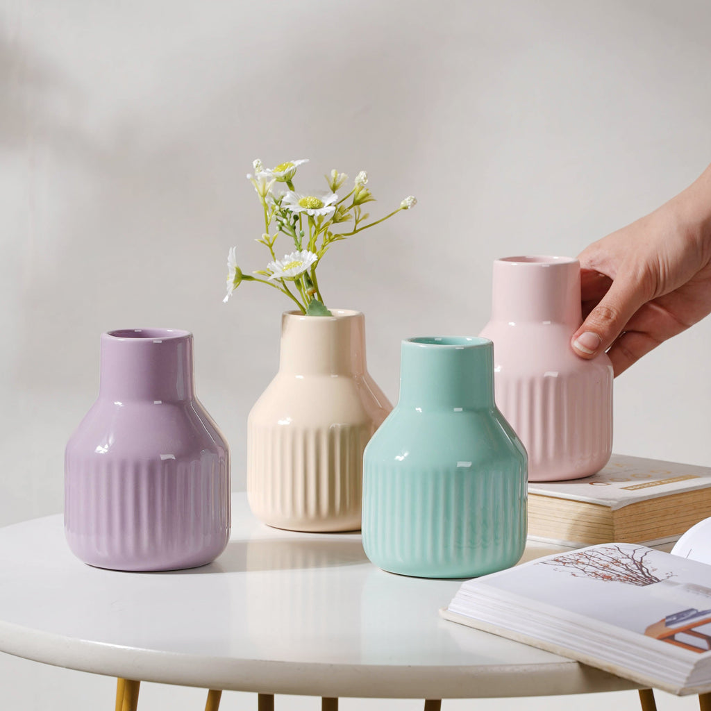 Glossy Decorative Flower Pot Nestasia