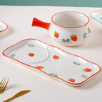 Fruit Print Pot and Plate Set Nestasia