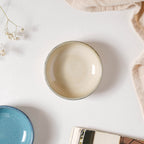 Glazed Ceramic Beige Dip Bowl 50 ml Nestasia