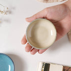 Glazed Ceramic Beige Dip Bowl 50 ml Nestasia